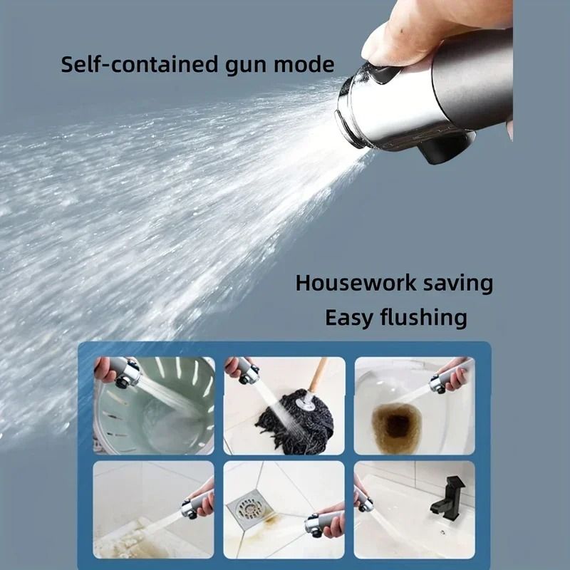 Adjustable Shower Head Rainfall High Pressure Large Flow Water Saving Shower Head