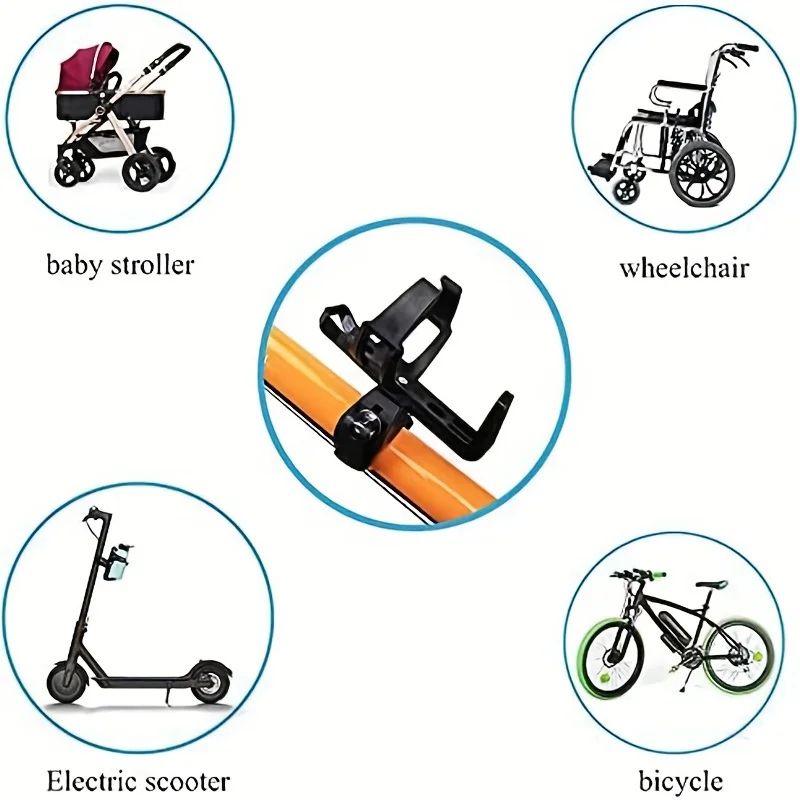 Adaptive 360° Rotating Bike Bottle Holder – Universal Bicycle Water Bottle Cage Mount