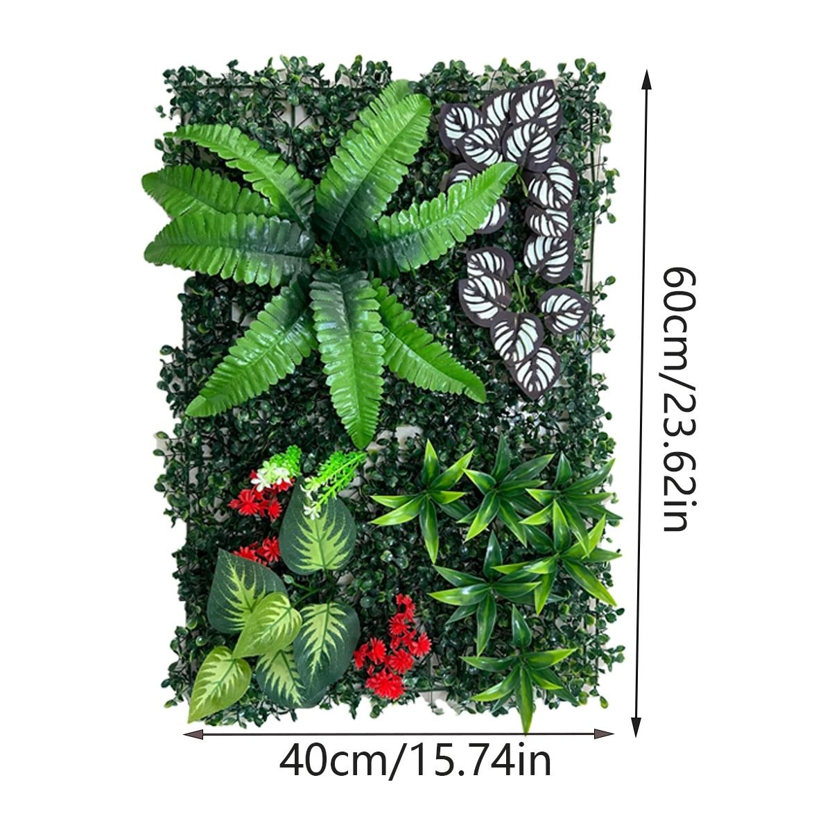 Artificial Plant Wall Panel Green Wall Decor for Indoor Outdoor Spaces