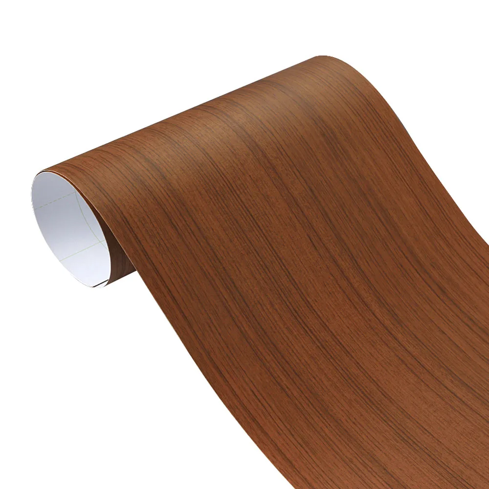 Wood Grain PVC Self Adhesive Vinyl Wrap Film, Textured Car Stickers, DIY Furniture Wallpaper