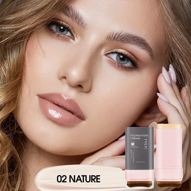 TVLV Waterproof Concealing Foundation Stick with Built In Brush