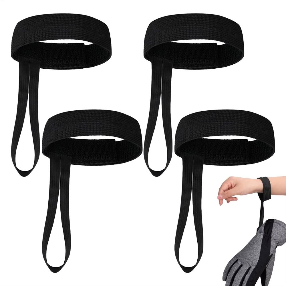 Elastic Ski Glove Wrist Strap, Lightweight Glove Holder, Anti-slip Wrist Leash for Outdoor Sports