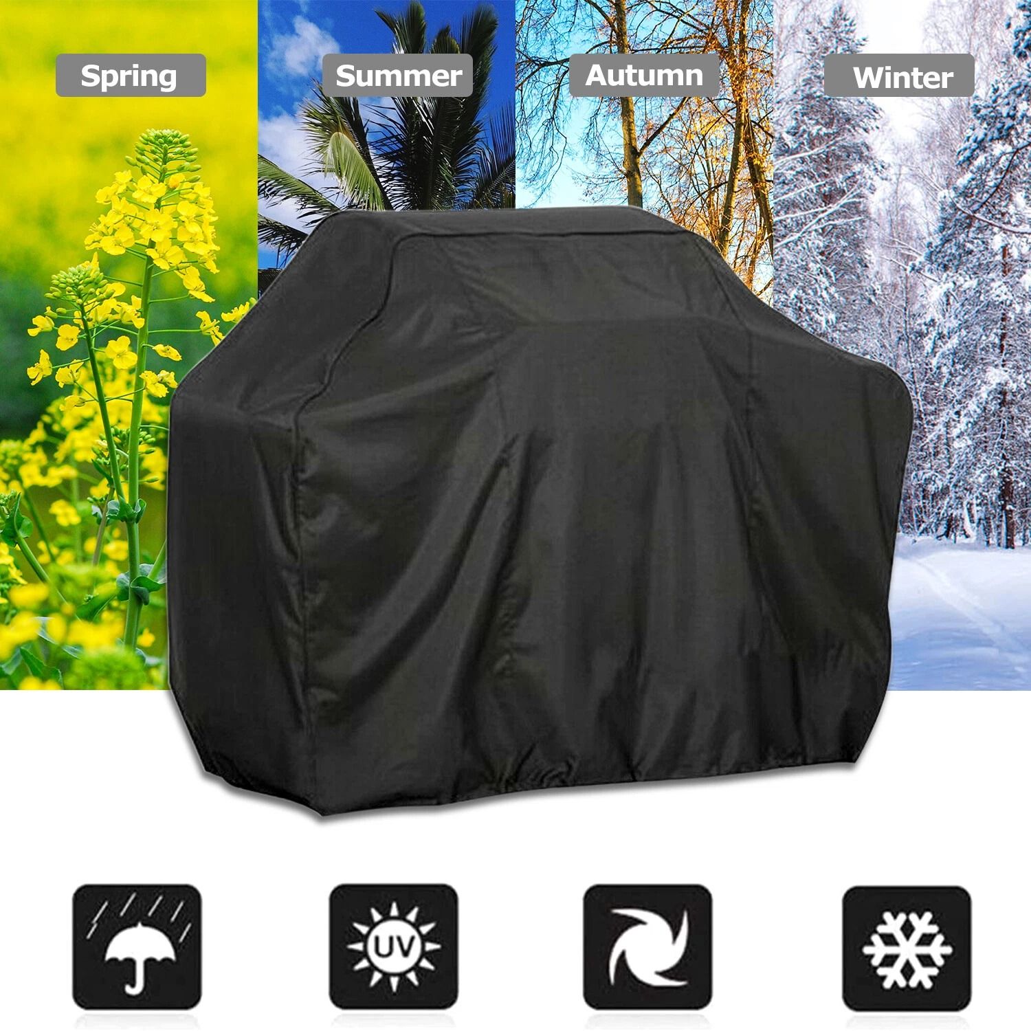 Waterproof BBQ Grill Cover Heavy Duty Outdoor Protector