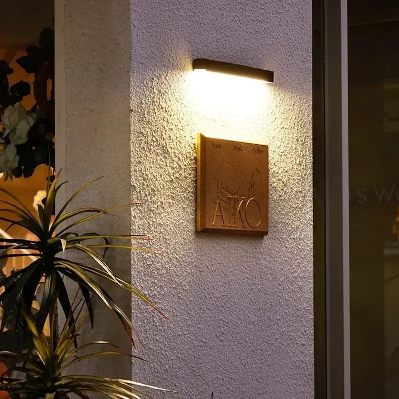 LED Solar Magnetic Wall Light Waterproof Outdoor Night Lights with Dimmable Brightness