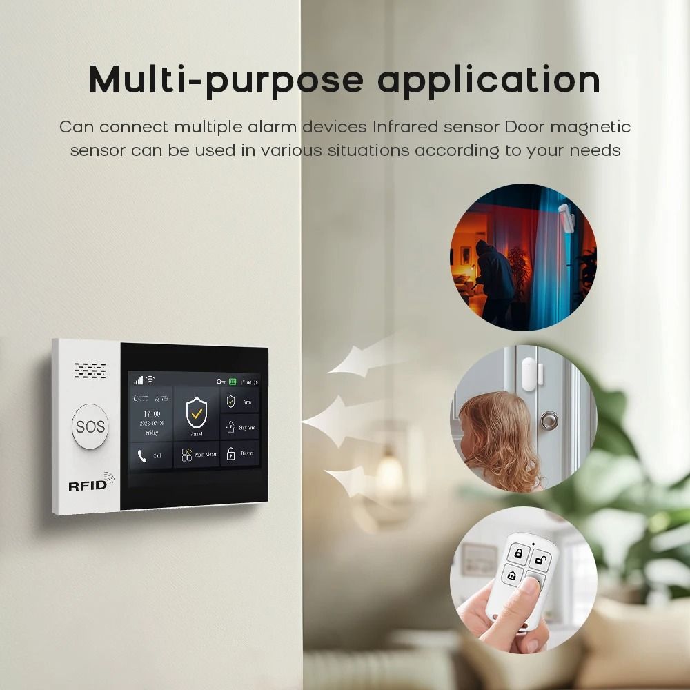 Smart 4.3 Inch HD Touch Security Command Center