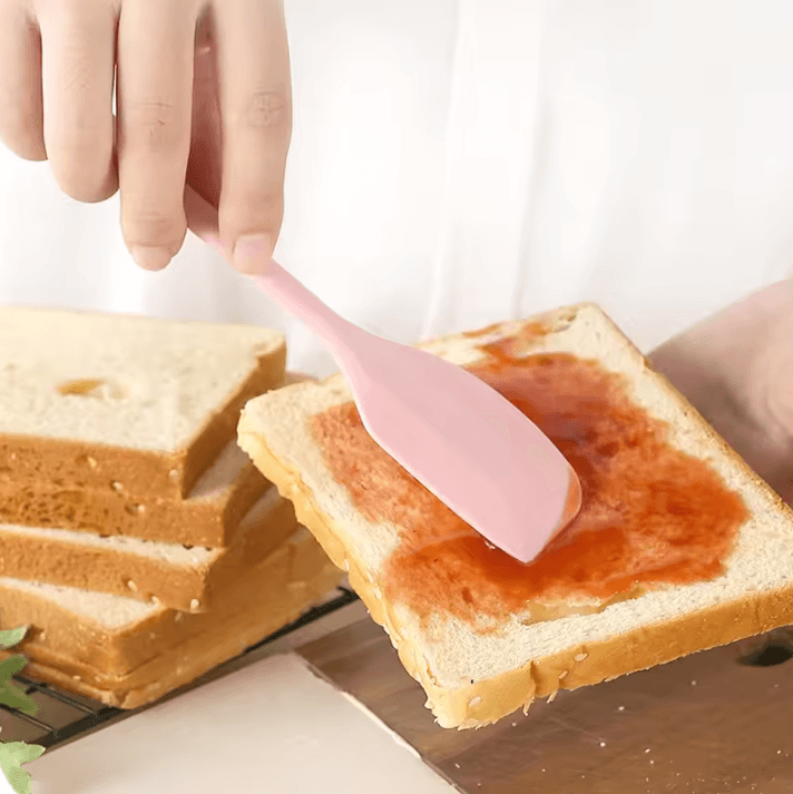 Heat-Resistant Silicone Cream Spatula – Non-Stick Butter & Baking Scraper Tool