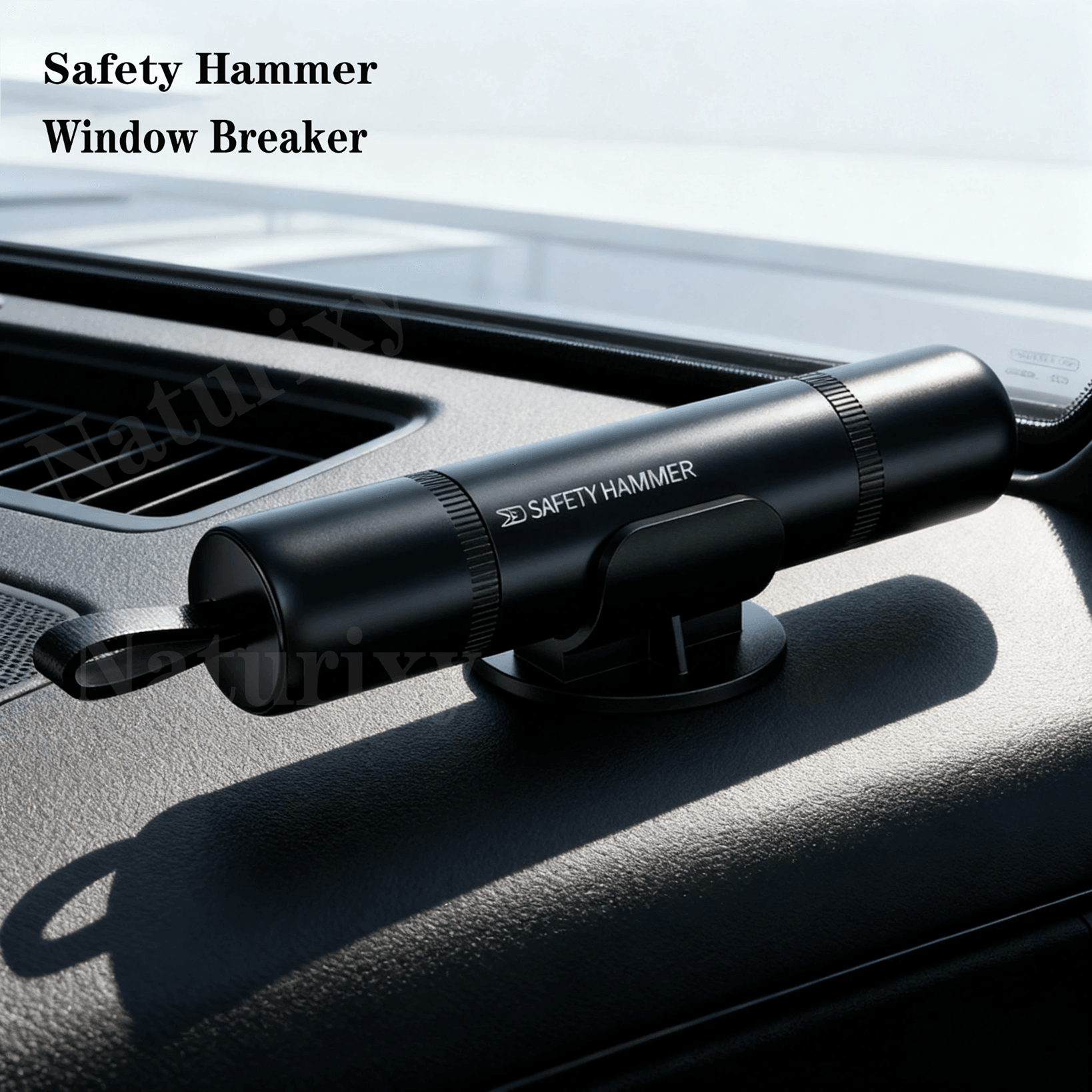 Aluminum Alloy Car Escape Tool with Window Breaker and Seat Belt Cutter