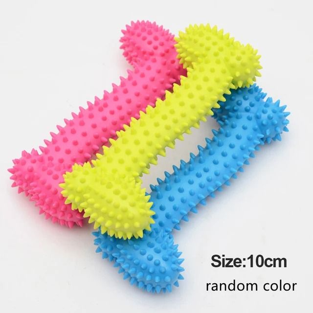 Soft Rubber Dog Chew Bone Toy