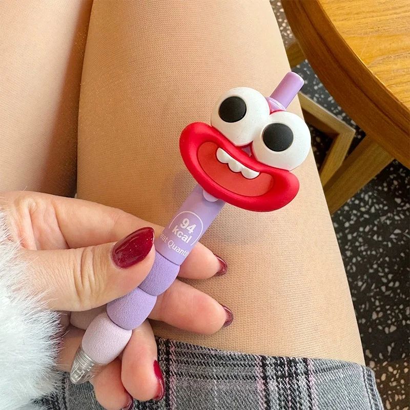 4 pcs Funny Big Mouth Cartoon Gel Pen Set