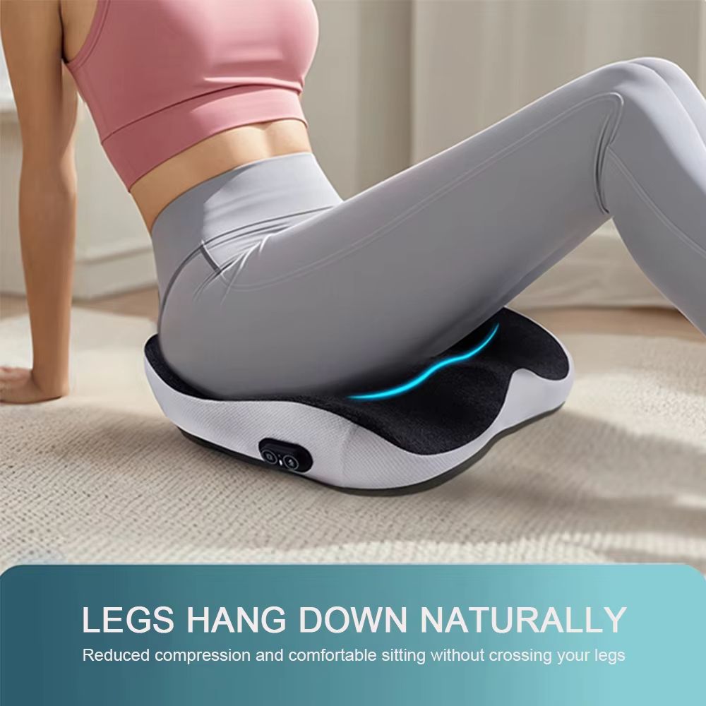 Orthopedic Hot Vibe Massage Cushion – Vibration Massage and Hot Compress for Back and Waist Support