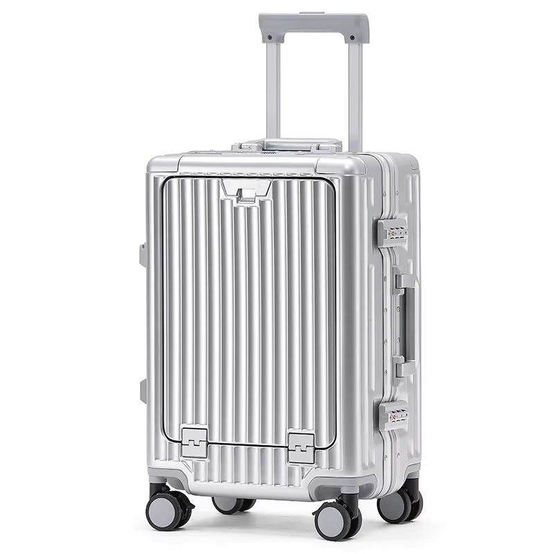 SkyBoard 20-Inch Aluminum Frame Smart Carry-On Trolley Suitcase