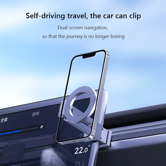 Universal Magnetic Phone Holder Travel Essentials Flexible Rotation Hands Free Mount