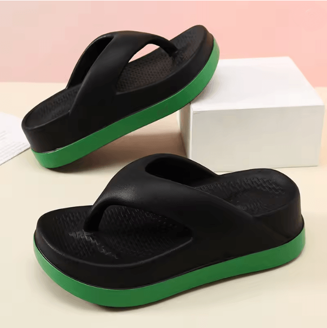 BreezeWalk Women Summer Beach Flip Flops Anti Slip Casual Sandals