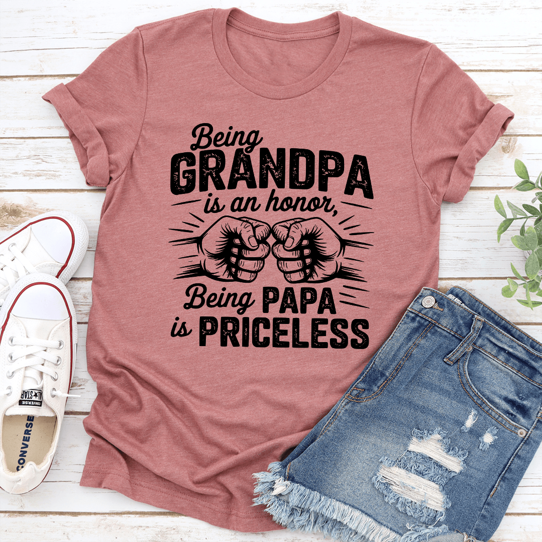 Being Grandpa Is An Honor Tee