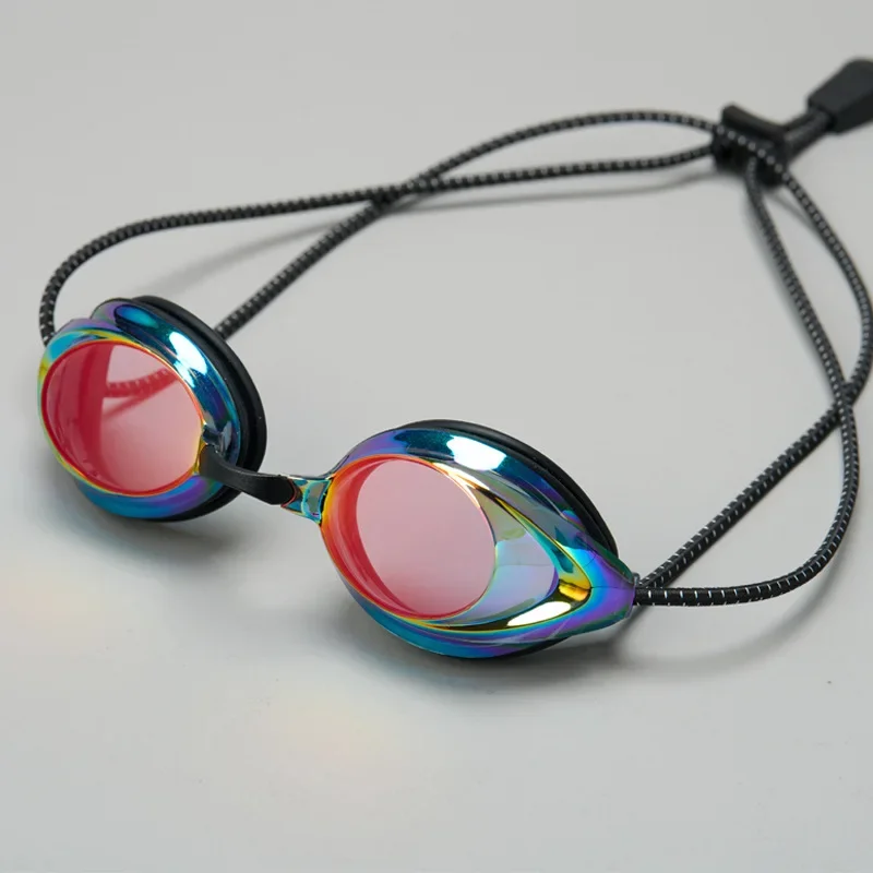 Bright Mirror adult swim goggles with Anti Fog Lens for Outdoor Pool Training