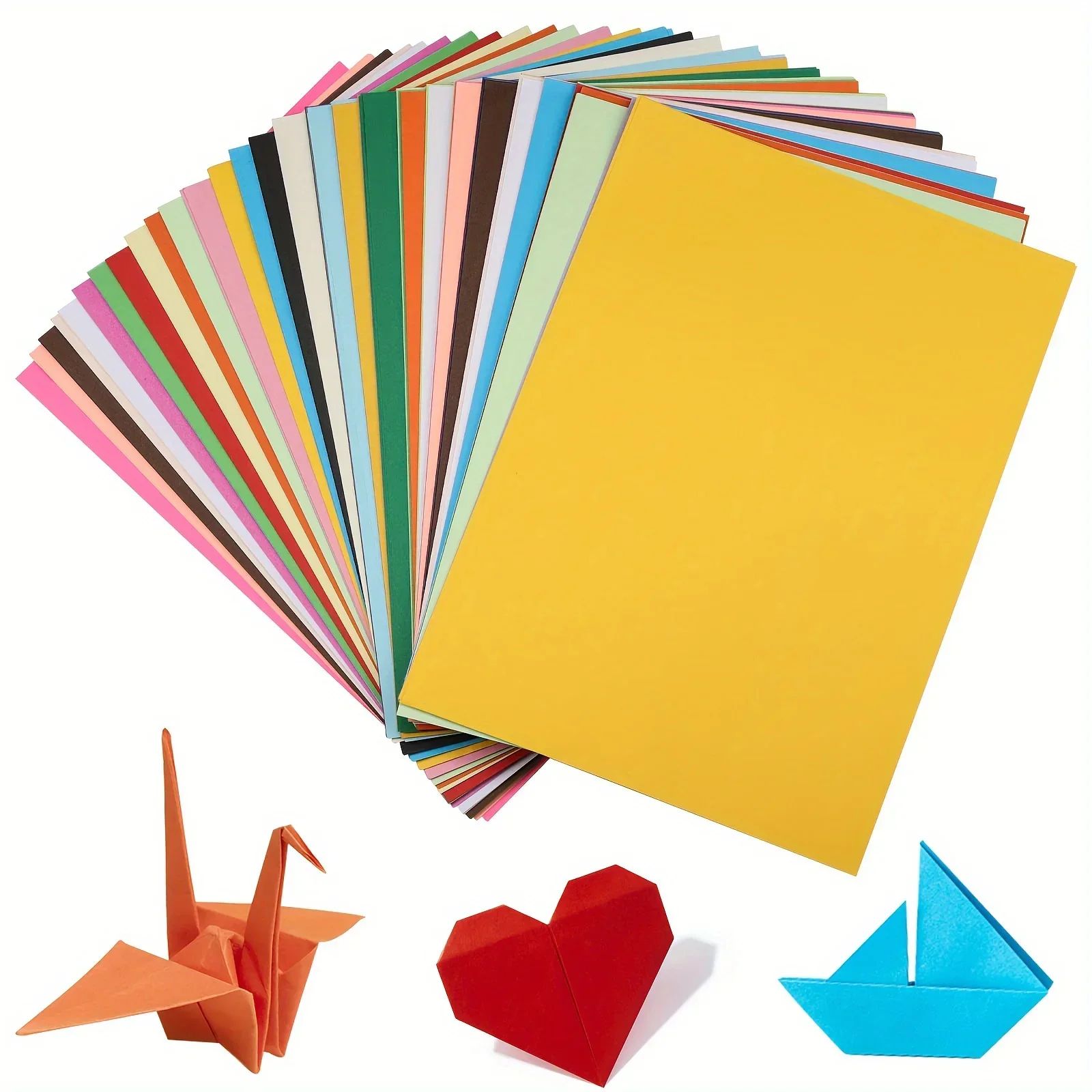 Premium A4 Color Paper Pack – 100 Sheets of Vibrant Craft & Origami Paper