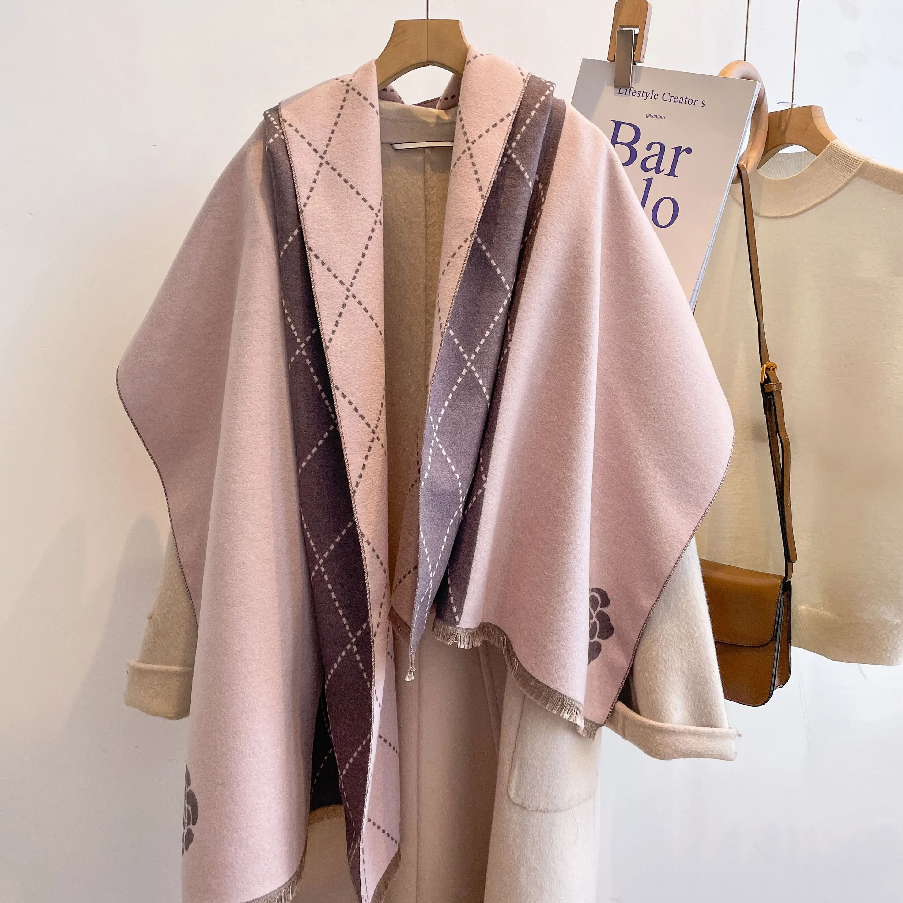 2023 Designer Cashmere Shawl | Ladies Winter Wrap & Premium Hijab Pashmina System