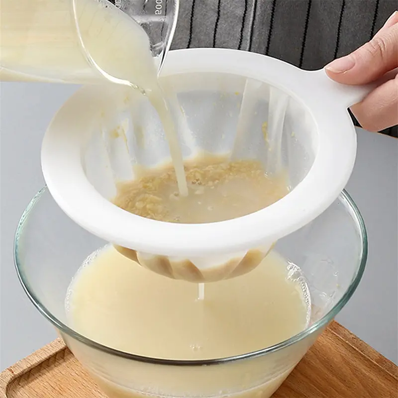 Reusable Nylon Nut Milk Bag – Multi-purpose Soy Milk Filter Bag, Tea, Coffee, Oil & Yogurt Strainer