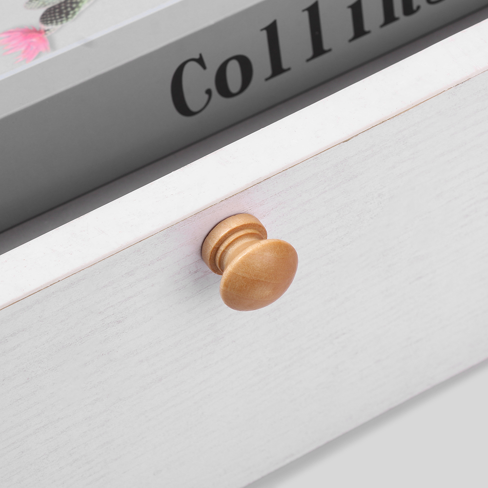 Wooden Cabinet Knobs Natural Round Drawer and Wardrobe Pull Handles