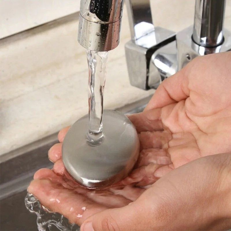 FreshHand Stainless Steel Deodorizing Soap Bar – Ultimate Kitchen Odor Remover Bar