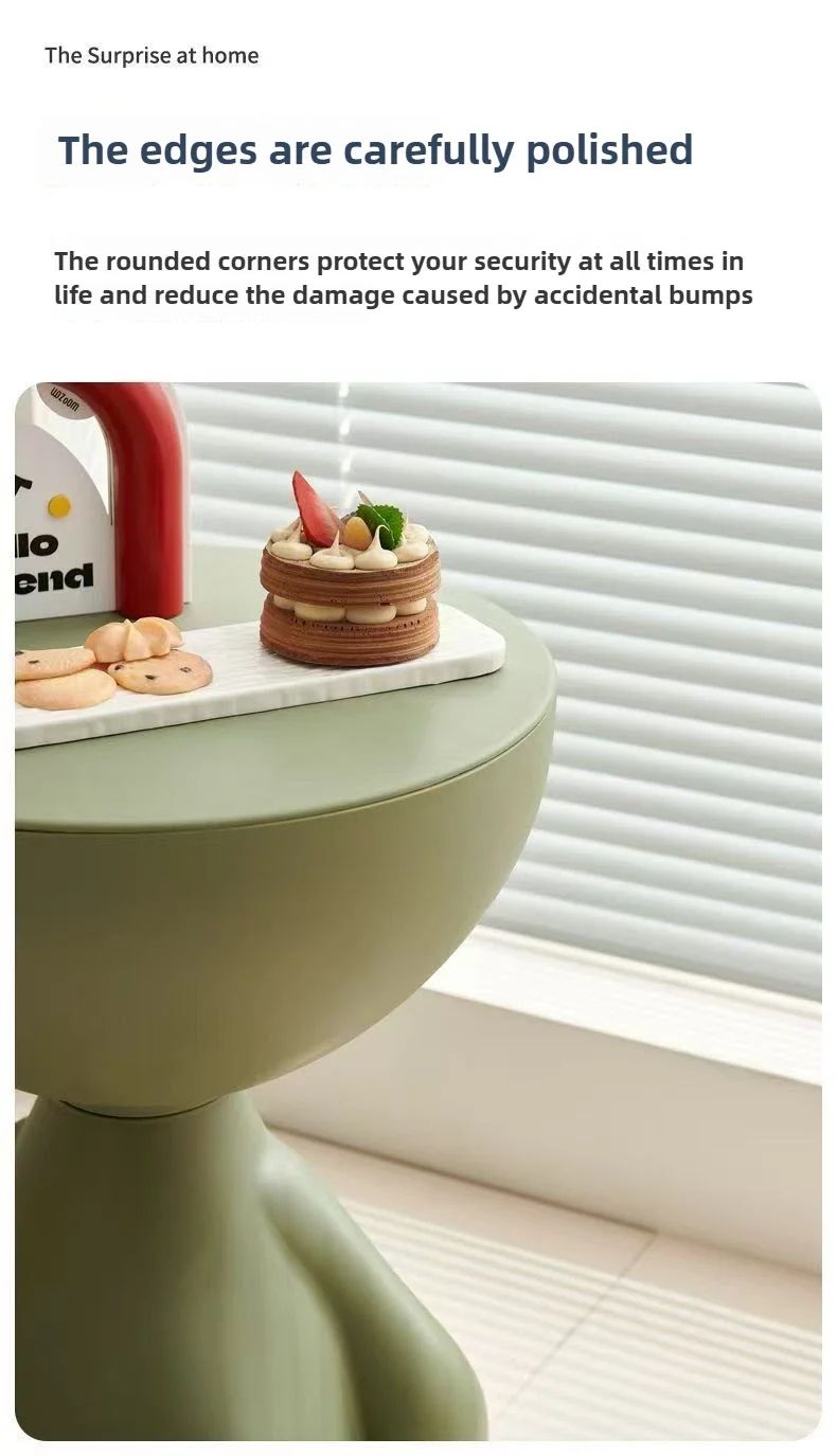 Cartoon Style Sofa Edge Side Table