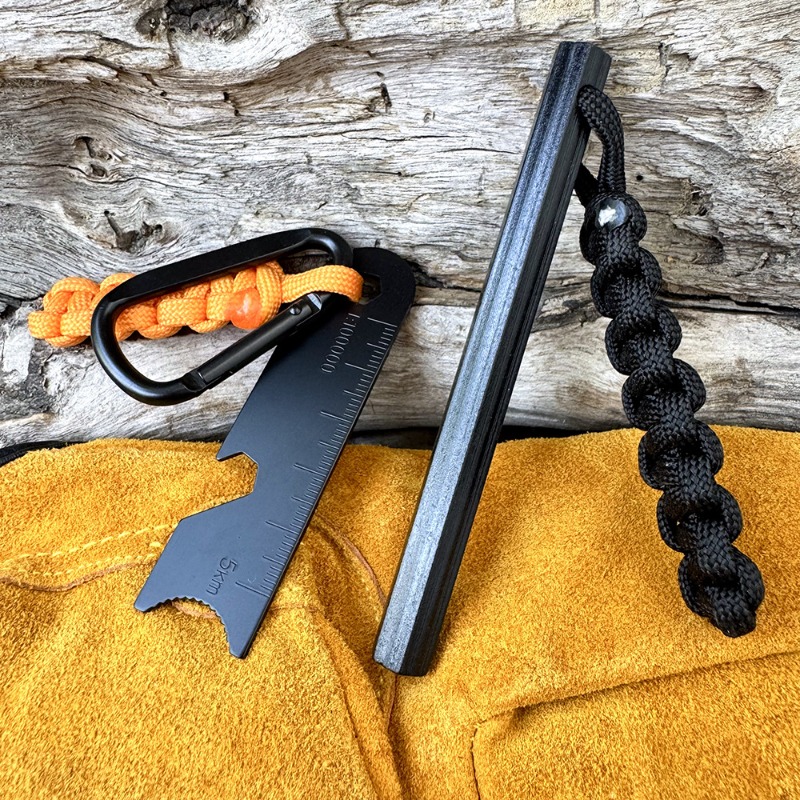 Survival Fire Starter Kit with Compass & Whistle