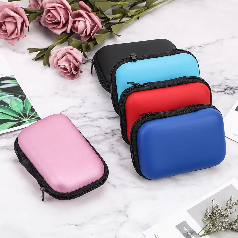 GearPack Compact Tech Travel Storage Bag – Zipper Case for Earphones, Chargers & Cable Organization