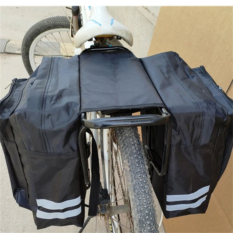 Cycling Double Side Camo Trunk Bag Bicycle Rear Rack Pannier for Mountain and Road Bikes