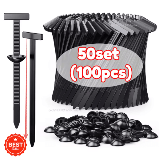 Self-Locking Universal Nylon Cable Ties with Buckle & Pin