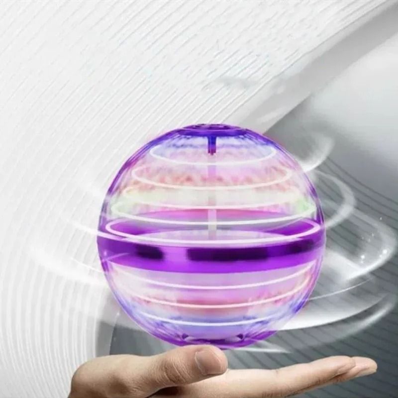 Hand Controlled Flying Ball Drone Toy with Motion Sensor and LED Lights