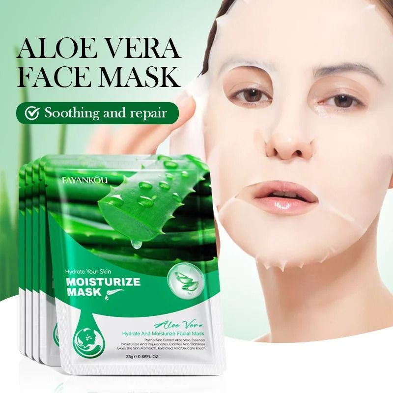 10pcs Fruit Extract Moisturizing and Brightening Facial Mask Set