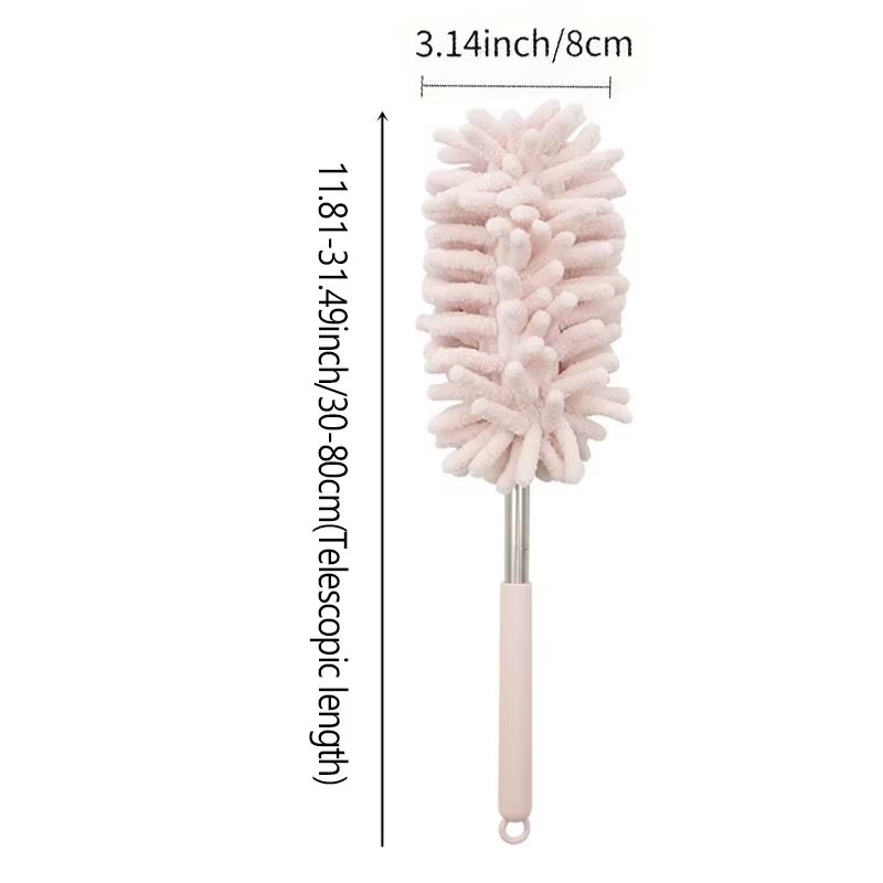 FlexiSweep Extendable Microfiber Car & Home Duster – Bendable Long-Reach Dusting Brush for Interior Cleaning