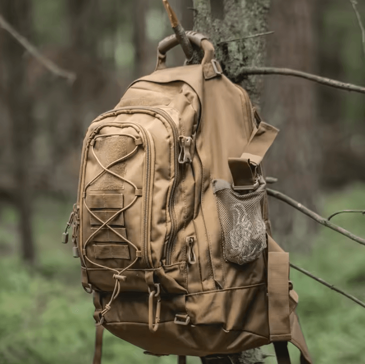 65L Tactical Backpack – Outdoor Hiking, Military MOLLE Large Capacity Travel Rucksack