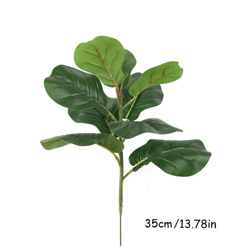 150cm Large Artificial Fiddle Leaf Fig Tree | Tropical Faux Ficus Lyrata