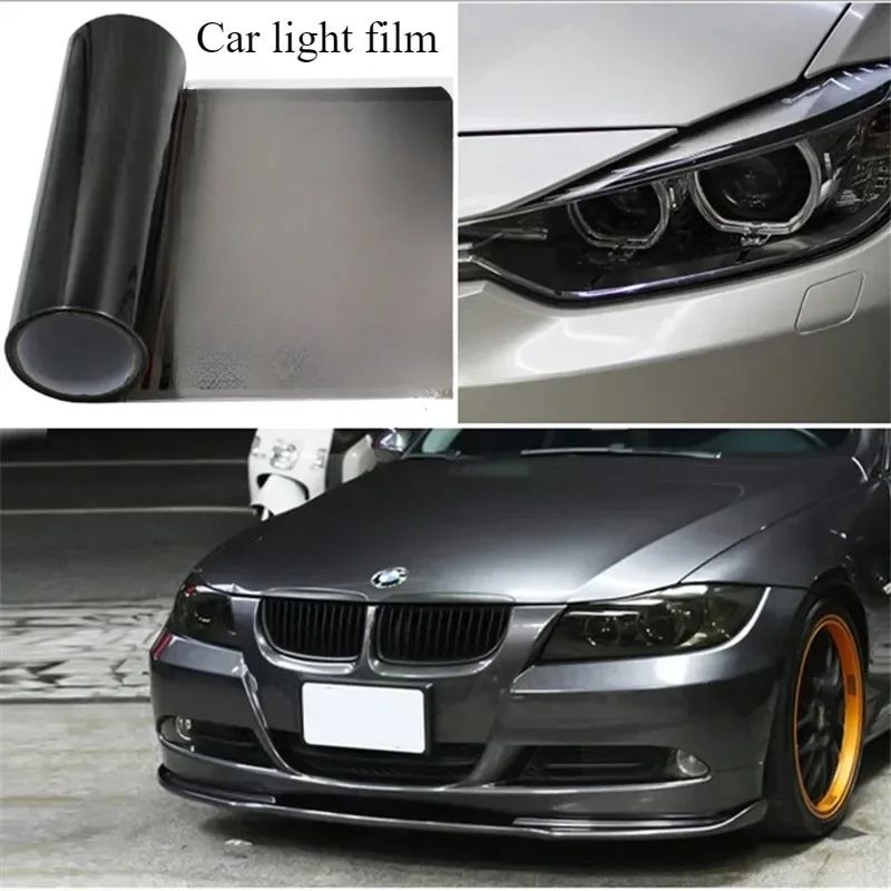 Universal Car Headlight Tint Film Vinyl Sticker for Headlights, Taillights, Fog Lights