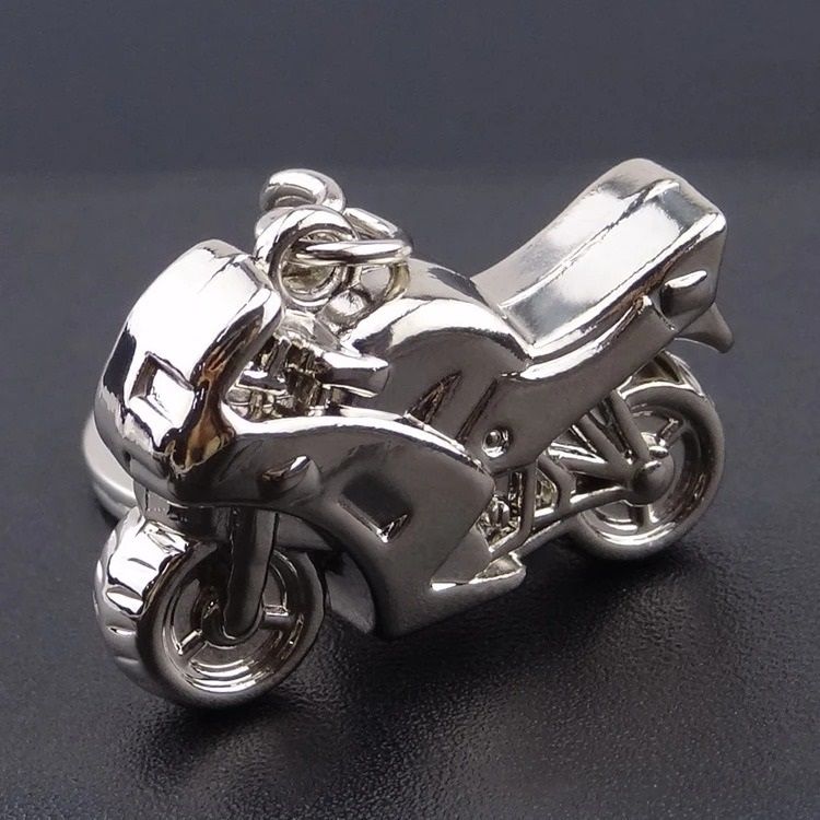 Stylish Motorcycle Key Chain Charm For Men And Women