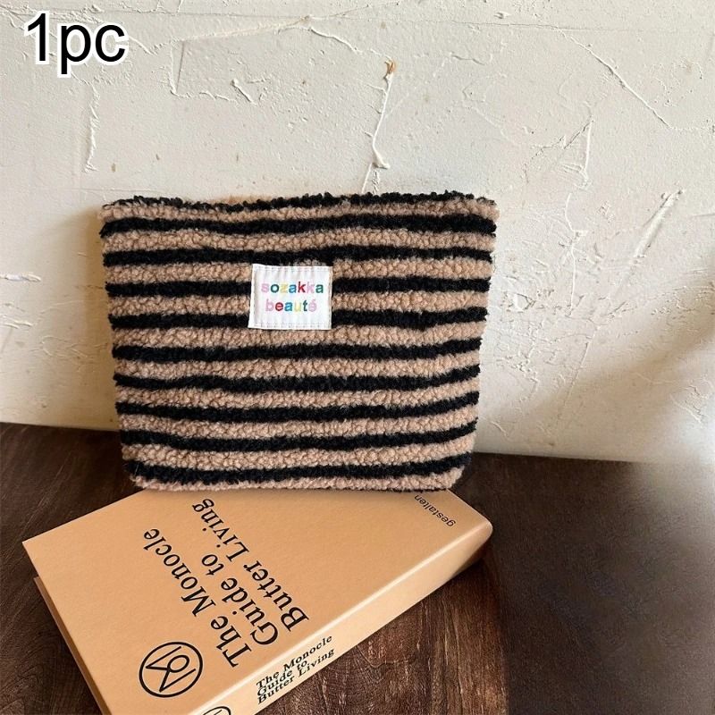 Plush Fur Large Capacity Makeup Bag