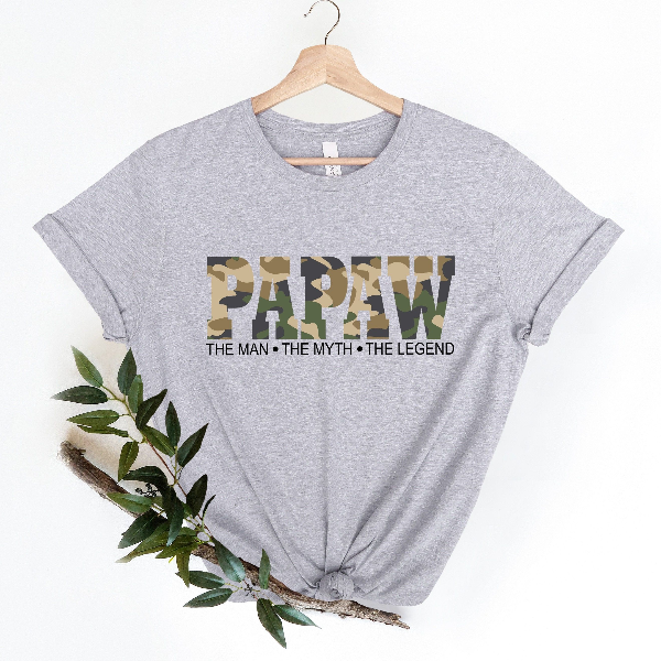 Legend Papaw Shirt Military Papaw Tee Fathers Day Gift