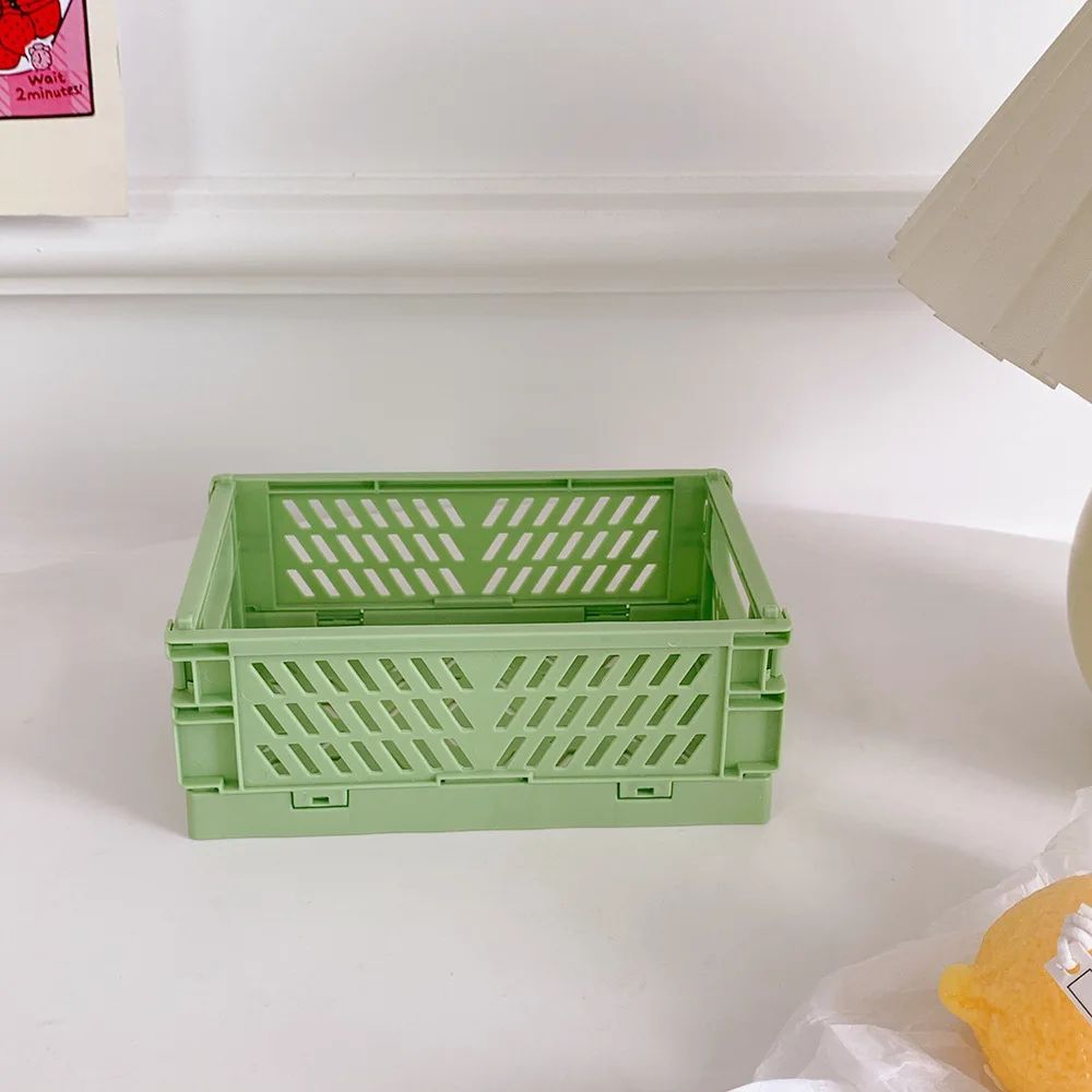 Mr.paper Stackable Foldable Plastic Stationery Holder Set