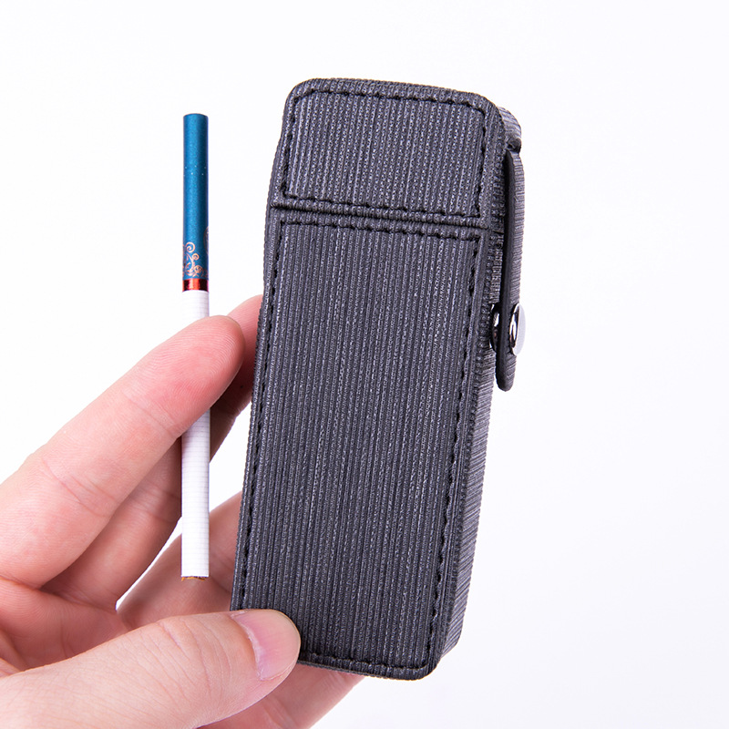Slim Waterproof Metal Cigarette Case 20 Stick Portable Holder