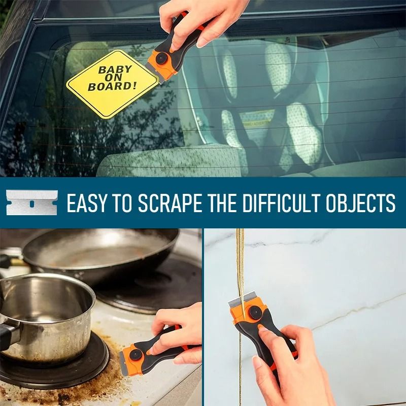Multi Surface Safety Scraper and Cleaning Tool Set