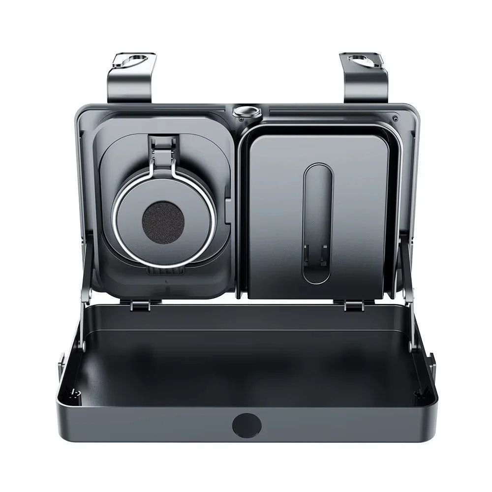 Multi-Function Foldable Car Back Seat Tray and Integrated Dining Infrastructure