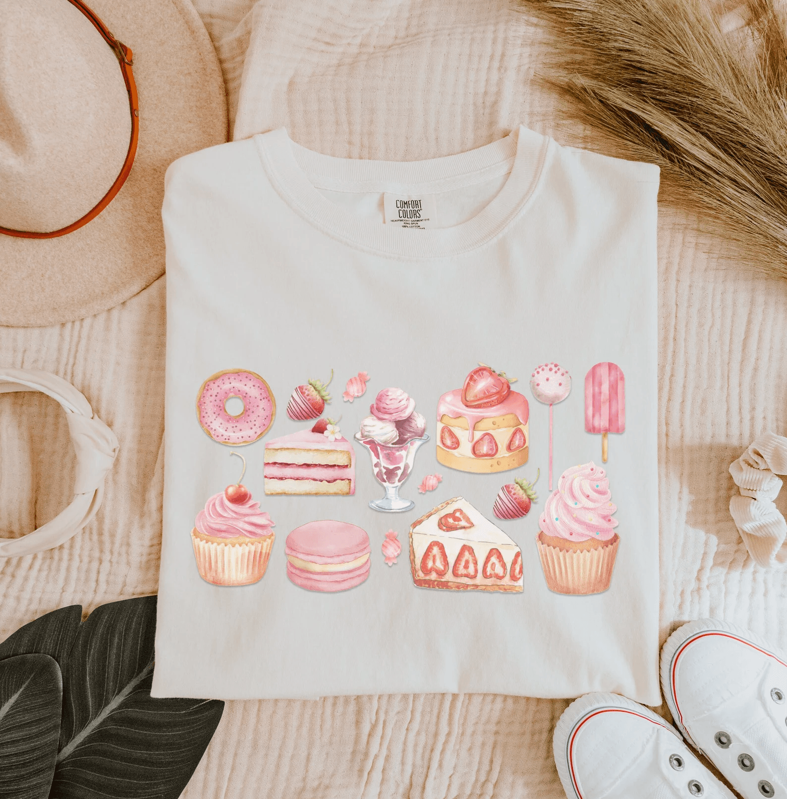Girly Pink Cake Shirt Y2K Aesthetic Tee Cute Baking Lover Gift for Her
