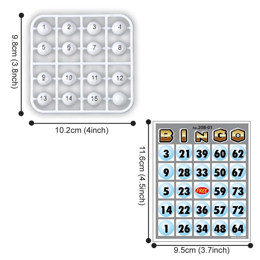 Classic Metal Bingo Cage Set – Professional Bingo Lottery Machine with Numbered Balls & Master Board