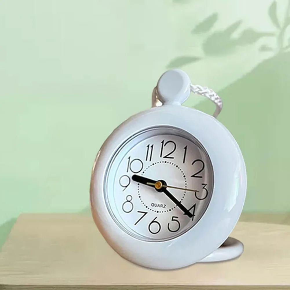 Waterproof Bathroom Clock, Hanging Table Clock, Circular Moisture proof Dual purpose Clock for Swimming Pool and Towels
