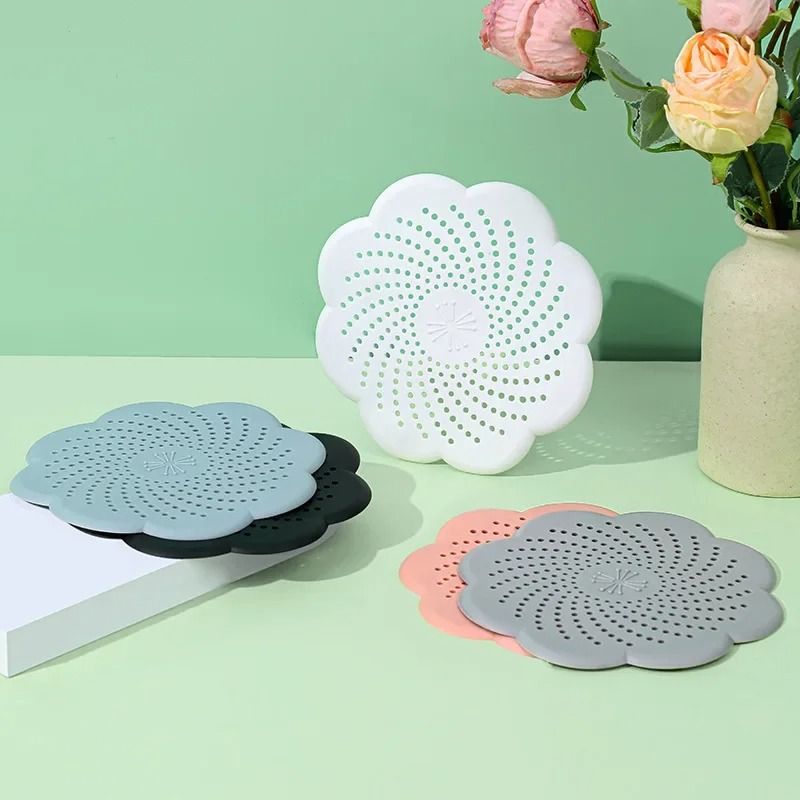 Professional Flower-Shape Silicone Drain Cover & Hair Catcher