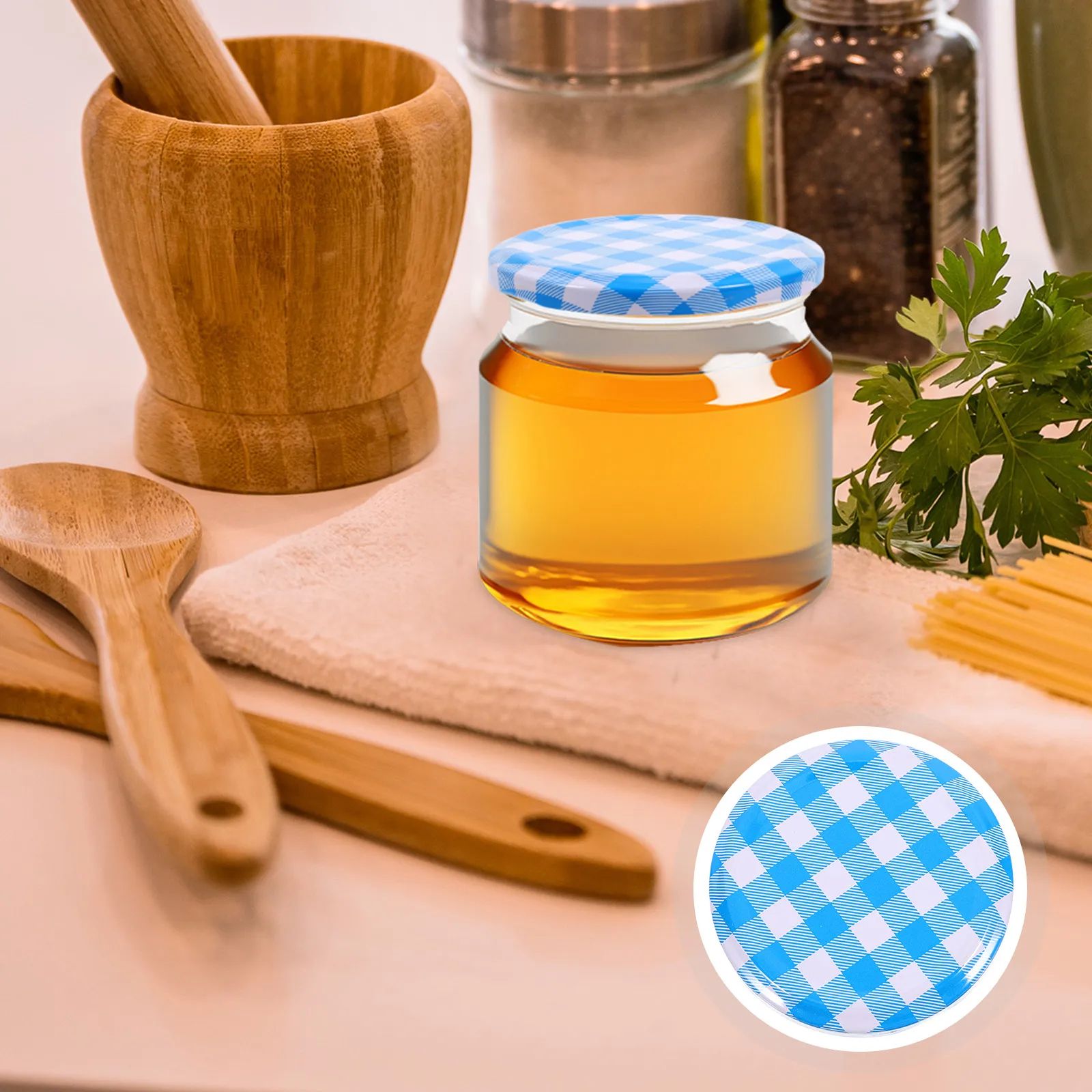 SealFresh Tinplate Mason Jar Lids 50pcs – Airtight Reusable Metal Caps for Jam, Pickles & Food Storage