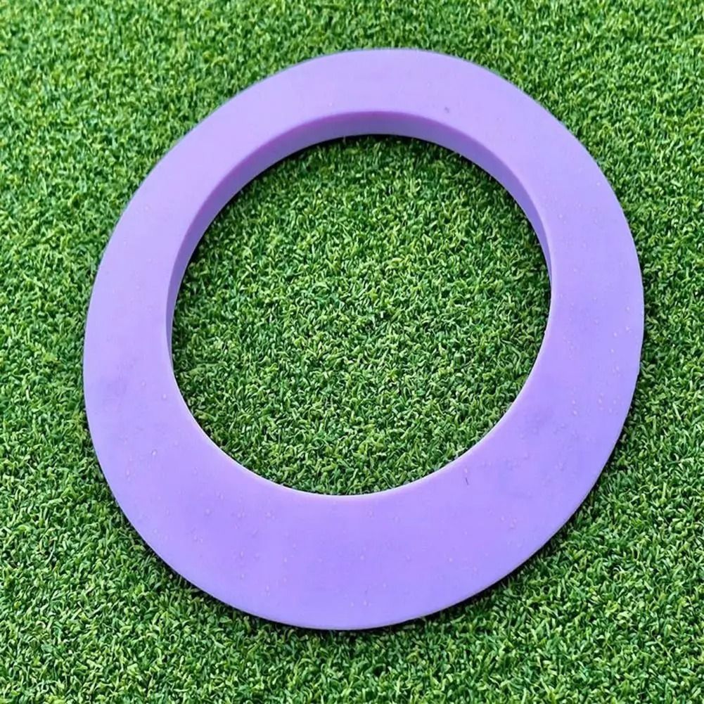 Silicone Golf Putting Ring Indoor Outdoor Putting Accuracy Trainer