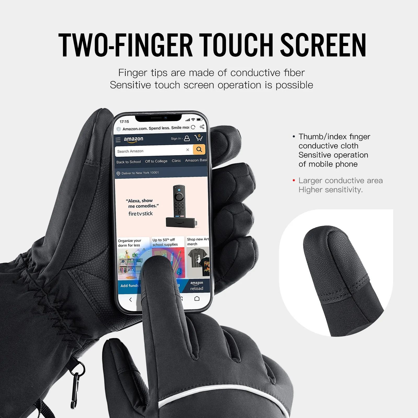 Electric Heated Gloves – Waterproof Thermal Winter Moto & Snowmobile Protection