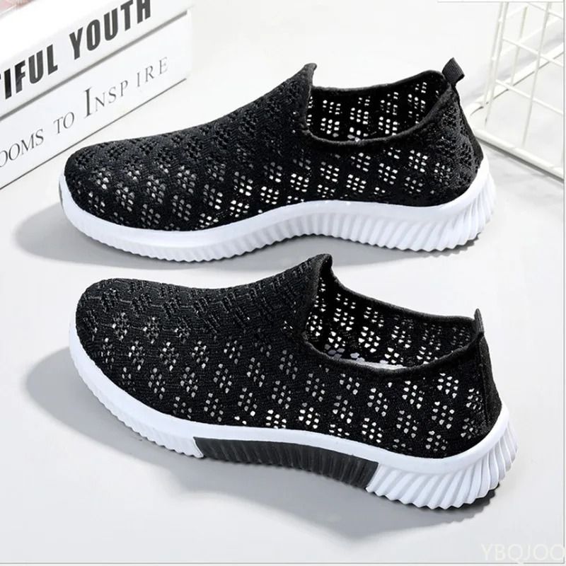 Women Mesh Walking Sneakers Breathable Lightweight Casual Shoes